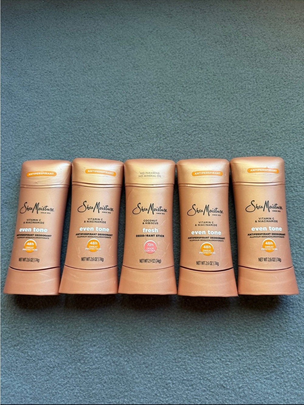 4 pack Shea Moisture Even Tone Deodorant Sticks 1 coconut